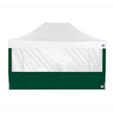 E-Z Up TAA Compliant Panorama Sidewall, 15' W, 15' H, Forest Green SW3P15FXTFG